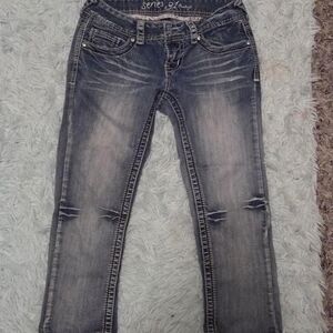 Women's Classic Gray Straight Leg Jeans